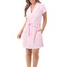 roupao feminino curto rosa ref 4001 min