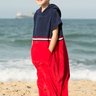 poncho infantil vermelho2