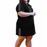 roupao atoalhado sport com ziper plus size preto1